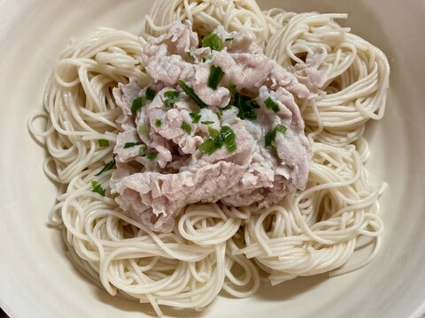 冷しゃぶそうめん